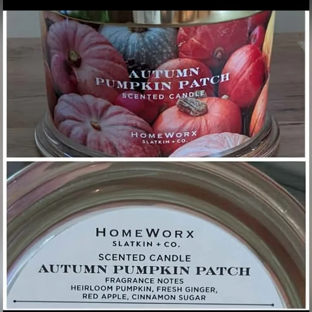 HomeWorx Autumn Pumpkin Patch Scented Candle
